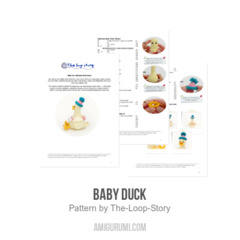 Baby Duck amigurumi pattern by The Loop Story