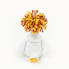 Crazy Chicken / Polish Chicken amigurumi by The Loop Story