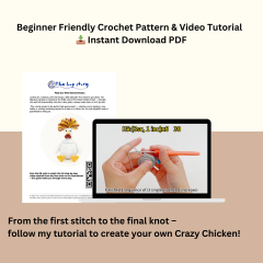 Crazy Chicken / Polish Chicken amigurumi pattern by The Loop Story