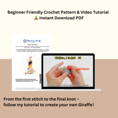 Giraffe Queen amigurumi pattern by The Loop Story