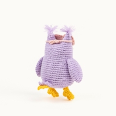 Sleepy Owl amigurumi by The Loop Story
