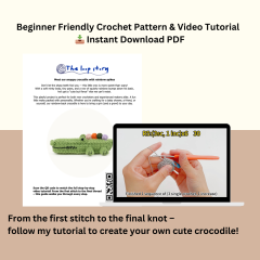 Snappy Crocodile  amigurumi pattern by The Loop Story