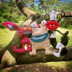 Krumm Ahhh Real Monsters amigurumi by Monoxatoys