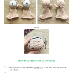 Krumm Ahhh Real Monsters amigurumi pattern by Monoxatoys