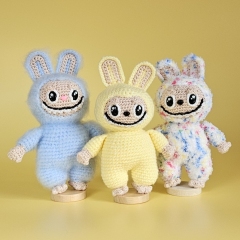 Boo Boo the grinning little monster amigurumi pattern by SaphirhaseDesign