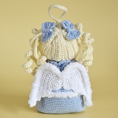 Gift bag angel Christmas tree ball amigurumi by SaphirhaseDesign