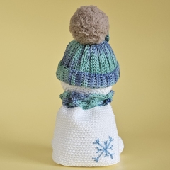 Gift bag snowman Xmas tree ball amigurumi by SaphirhaseDesign