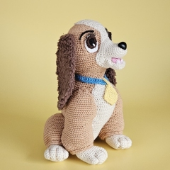 Lilly the Cocker Spaniel amigurumi pattern by SaphirhaseDesign