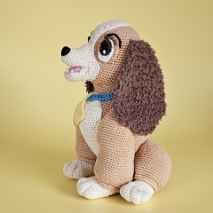 Lilly the Cocker Spaniel amigurumi pattern by SaphirhaseDesign