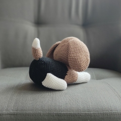 Buddy the Beagle amigurumi pattern by Miss Cuddlington