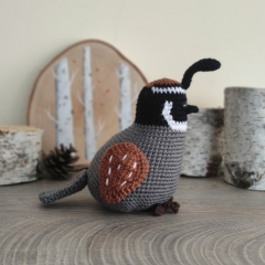 Elvi the Quail amigurumi by Miss Cuddlington