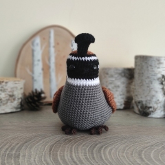 Elvi the Quail amigurumi pattern by Miss Cuddlington