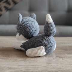 Howl the Wolf amigurumi pattern by Miss Cuddlington