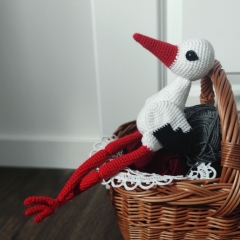 Jarek the Stork amigurumi pattern by Miss Cuddlington