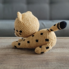 Namara the Cheetah amigurumi pattern by Miss Cuddlington