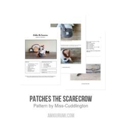 Patches the Scarecrow amigurumi pattern by Miss Cuddlington