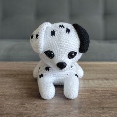 Pepper the Dalmation amigurumi pattern by Miss Cuddlington