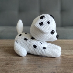 Pepper the Dalmation amigurumi pattern by Miss Cuddlington