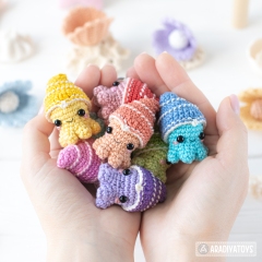 Mollusc ('Mini Kingdom') amigurumi pattern by AradiyaToys