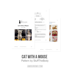 Cat with A Mouse  amigurumi pattern by StuffTheBody
