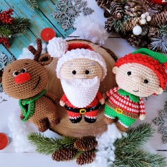 Santa Claus, Elf & Reindeer