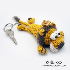 Lionello the Lying Lion Keychain