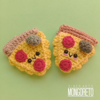 PIZZA amigurumi pattern by Mongoreto