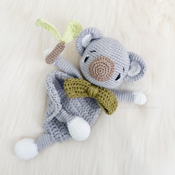 Kiki the Koala Lovey amigurumi pattern by Bluesparrow Handmade