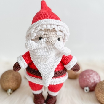 Mr Santa amigurumi pattern by Bluesparrow Handmade