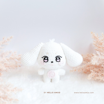 White Puppy Crochet Pattern amigurumi pattern by Hello Amijo