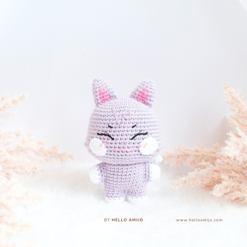 Purple Cat Crochet Pattern amigurumi pattern - Amigurumi.com
