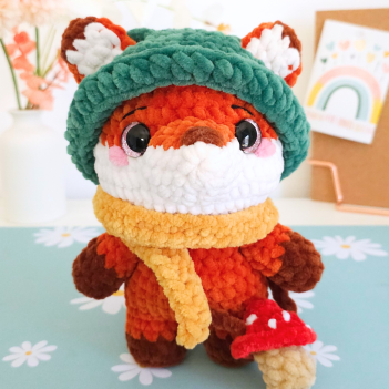 Cozy Fox amigurumi pattern by Hugurumitoys
