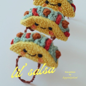 Lil' Salsa Taco Pattern amigurumi pattern