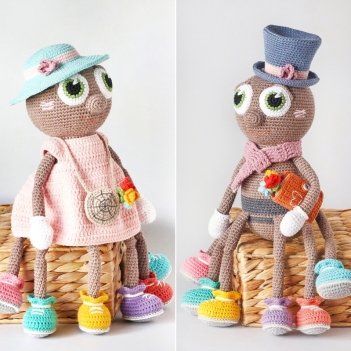 Romantic Spider amigurumi pattern by Planet Piu