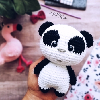 Molly the Panda amigurumi pattern by apinchofcotton