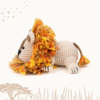 Lion King amigurumi pattern by The Loop Story