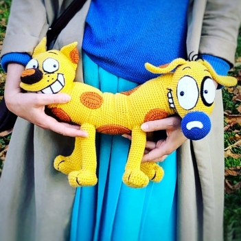 CatDog amigurumi pattern by Monoxatoys