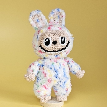 Boo Boo the grinning little monster amigurumi pattern by SaphirhaseDesign
