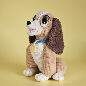 Lilly the Cocker Spaniel amigurumi pattern by SaphirhaseDesign