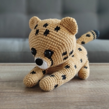 Namara the Cheetah amigurumi pattern by Miss Cuddlington