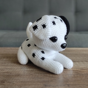 Pepper the Dalmation amigurumi pattern by Miss Cuddlington