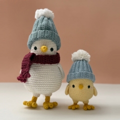 Roberta & Pedro (Chicken & Chick) amigurumi by Amour Fou
