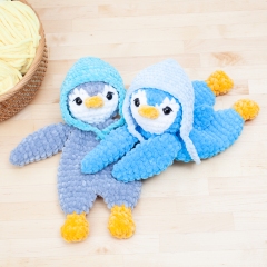 Penguin lovey, amigurumi comforter amigurumi by Diminu