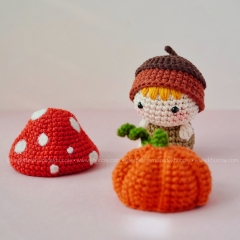 The Mini Autumn Friends amigurumi by Khuc Cay