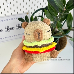 CapyBurger amigurumi pattern by TANATIcrochet