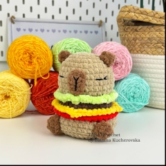 CapyBurger amigurumi by TANATIcrochet