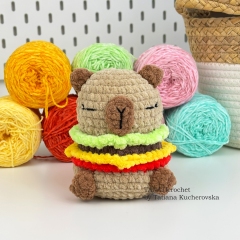 CapyBurger amigurumi pattern by TANATIcrochet