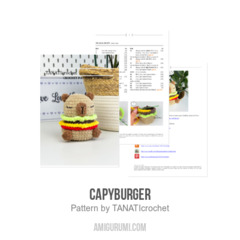 CapyBurger amigurumi pattern by TANATIcrochet
