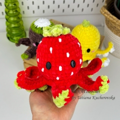 Pack 3 OCTO Fruit amigurumi by TANATIcrochet