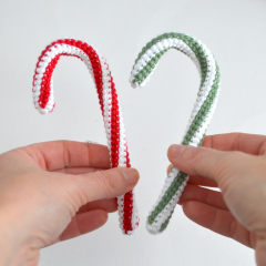 Candy Cane amigurumi by Elisas Crochet